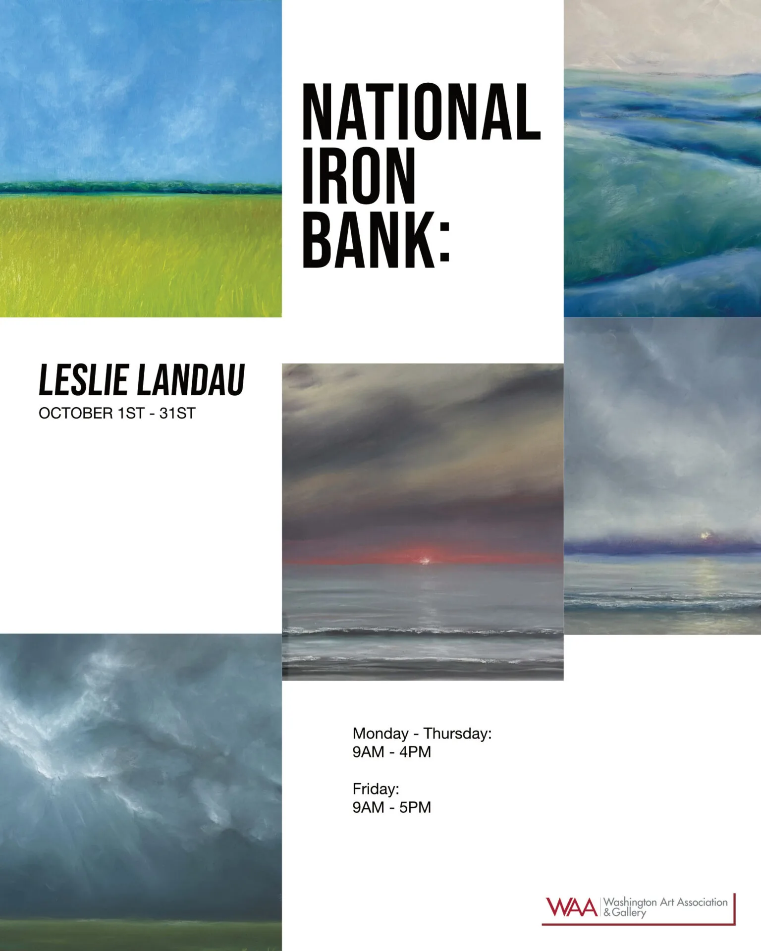National Iron Bank Show Poster Leslie Landau