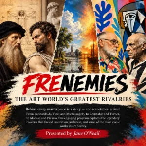 Frenemies: The Art World’s Greatest Rivalries presented by Jane O’Neail, founder of Culturally Curious (Saturday, November 7 | 4:00PM to 5:00PM)
