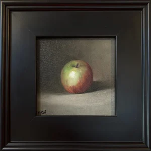 Red and Green Apple by Robert Watkins