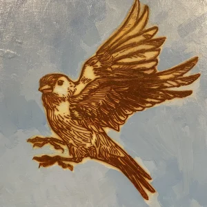 Finch (Blue) by Scott Bricher