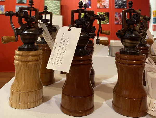 Antique Pepper Grinders by Jim Degen