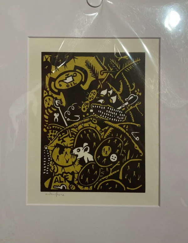 Cornfield (Woodcut Print) by Andrew Long Furse