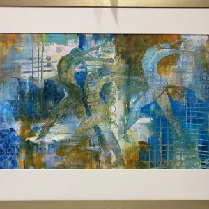 Joyful (Oil & Cold Wax) by Becky Butler