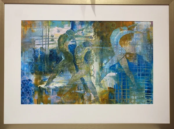 Joyful (Oil & Cold Wax) by Becky Butler