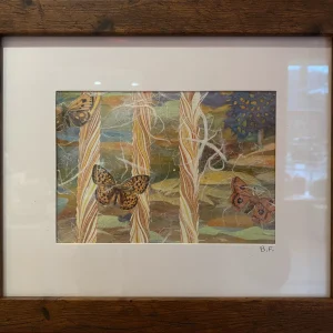 Butterflies (Collage) by Brigitte Fehn-Malaquin