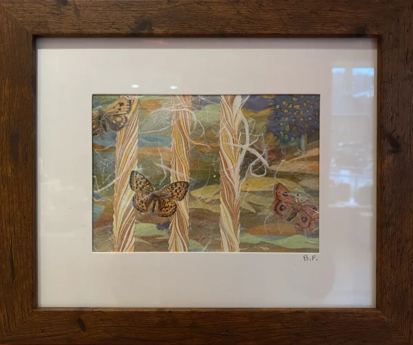 Butterflies (Collage) by Brigitte Fehn-Malaquin
