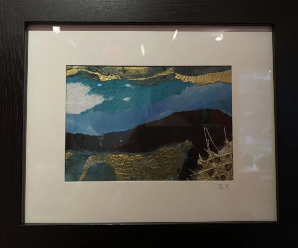 Ocean (Collage) by Brigitte Fehn-Malaquin