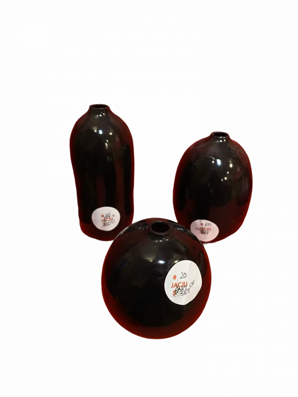 Set of 3 Tiny Bottles by Judy Jackson