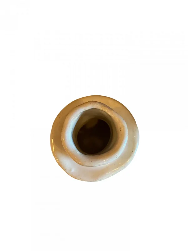 White Mini Vase by Didier Malaquin - Image 2