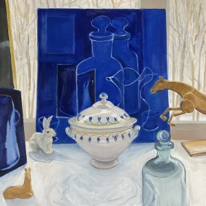 Winter Studio: Rabbit, Horse, Llama by Karen Simmons