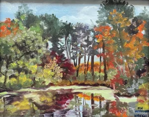 Autumn at Ongley Pond by Randi Hoffman