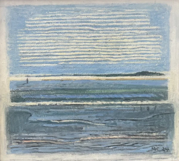 Walking low tide Chatham by Michael Chelminski