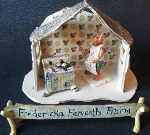 Fred Fervently Frying by Rachel Edelson
