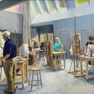 DeVoe Class at Work by Edward DeVoe
