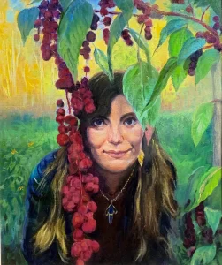 Morgan with Amaranth by Edward DeVoe