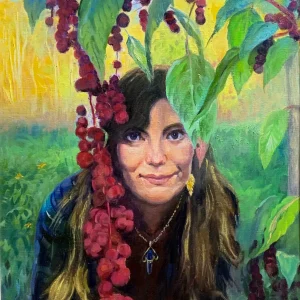 Morgan with Amaranth by Edward DeVoe