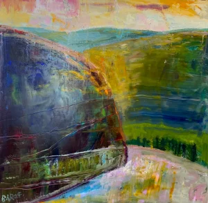 Mountain Series After Monet by Ira Barkoff