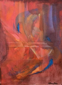 Red Spiral by Kathryn Clair