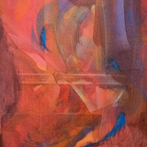 Red Spiral by Kathryn Clair