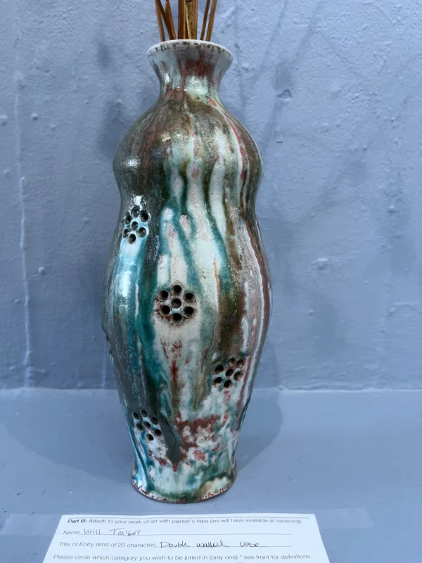 Double walled vase by Will Talbot - Image 2