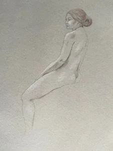 Sarah, Seated by Susan Consaga