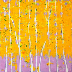 Birches by Juan Moreno