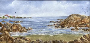 Rocky Shore by M. J. Budzyn