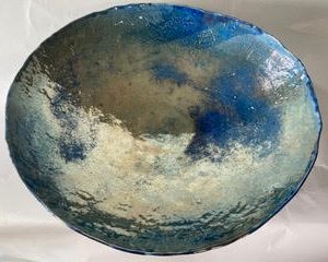 Aurora, Raku Vessel by Eva St. John