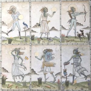 Six Ancient Muses by Thomas McKnight