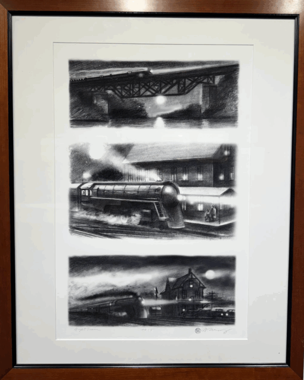 Night Train, Night Train by Wendell Minor