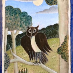 Owl on a Branch by Thomas McKnight