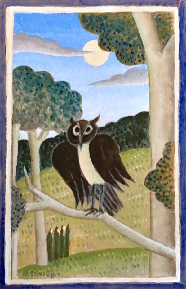 Owl on a Branch by Thomas McKnight