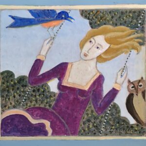 Girl on the Swing by Thomas McKnight