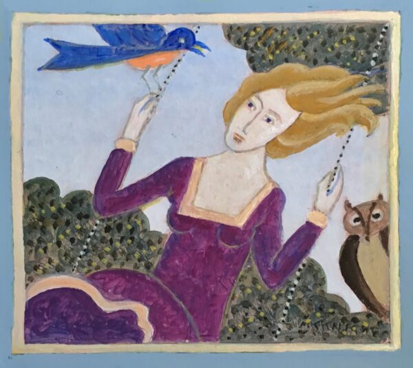 Girl on the Swing by Thomas McKnight