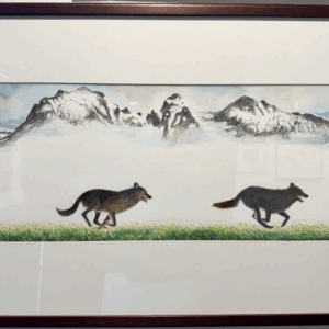 Yellowstone Wolves by Wendell Minor