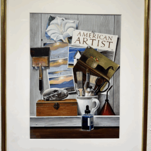 50th Anniversary Cover For American Artist Magazine by Wendell Minor