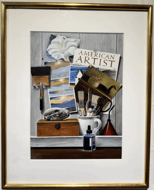 50th Anniversary Cover For American Artist Magazine by Wendell Minor