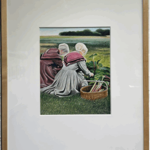 Sisters In The Garden by Wendell Minor
