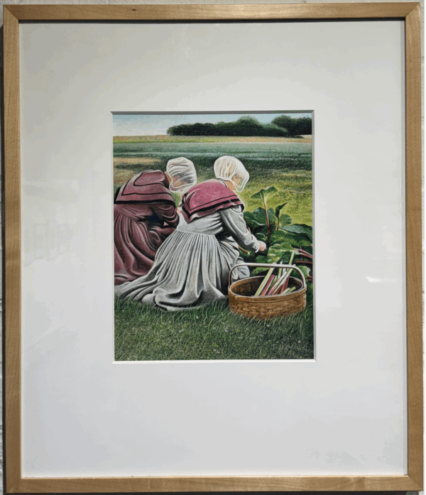 Sisters In The Garden by Wendell Minor