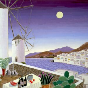 Windmills Mykonos by Thomas McKnight