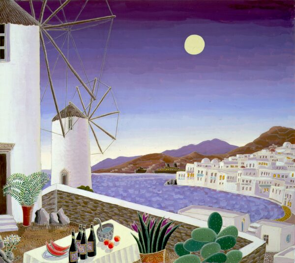 Windmills Mykonos by Thomas McKnight