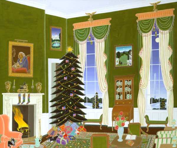 White House Green Room by Thomas McKnight