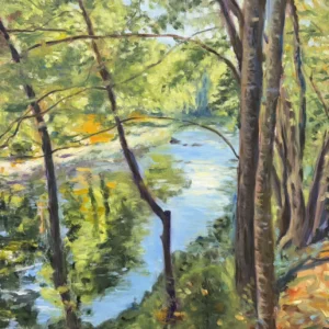 The Shepaug River in October, Didier Malaquin