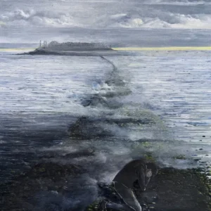 Andrew Sanford Having a PTSD Flashback on the Tombolo, Robert De Matteo