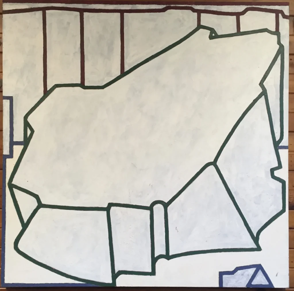 FallenRock62x62OilonCanvas