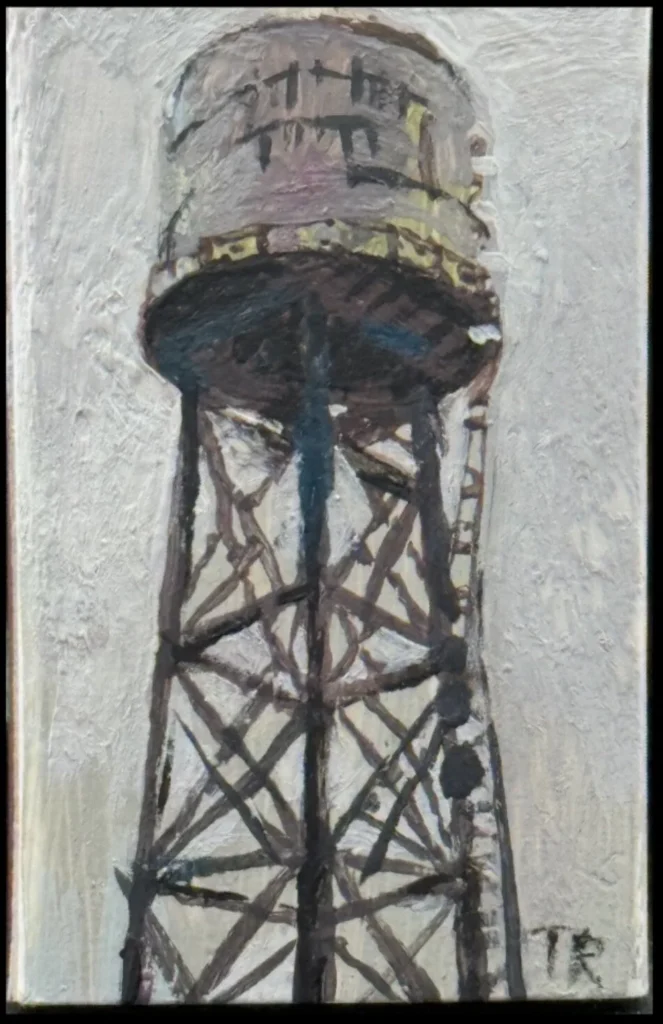Water Tower, near Plantsville, CT (matchbox series)