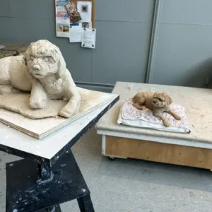 Sculpture: Paws, Claws or Hooves in Clay with Michael Keropian (Thurs, 1:00 to 4:00 PM | Jan 7-Feb 25, 2026)