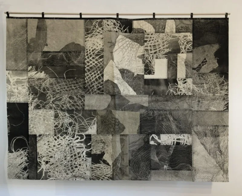 Fiber Arts on Paper: Hand-Sewn Improvisational Patchwork on Monotype Prints with Kathleen Schroeder (Wed, 9:00 AM to 12:00 PM | Sep 16-Nov 4, 2026)