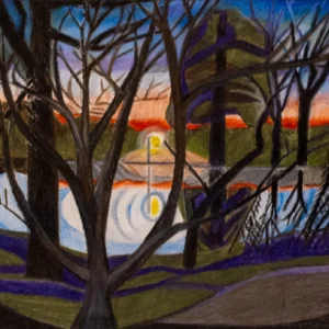 Lake Olmstead, Winter, Daybreak by Jessica Elzea Kogel