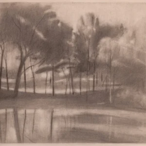 Pond at Dusk, Ron Milewicz